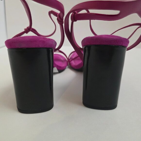 Rag & Bone Vossen Strappy High Heel Sandals in Fuchsia - Picture 13 of 16